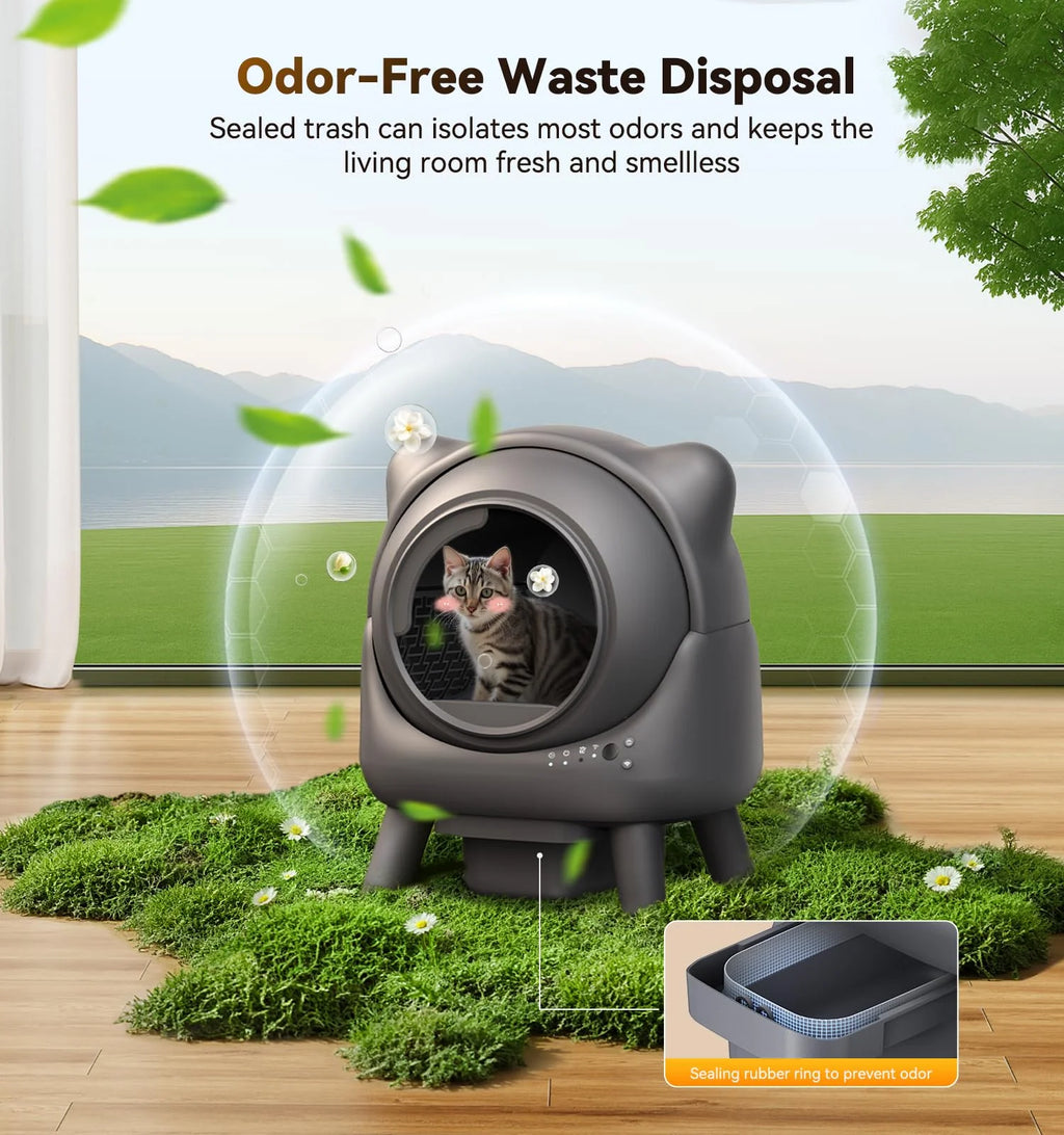 Self-Cleaning Litter Box