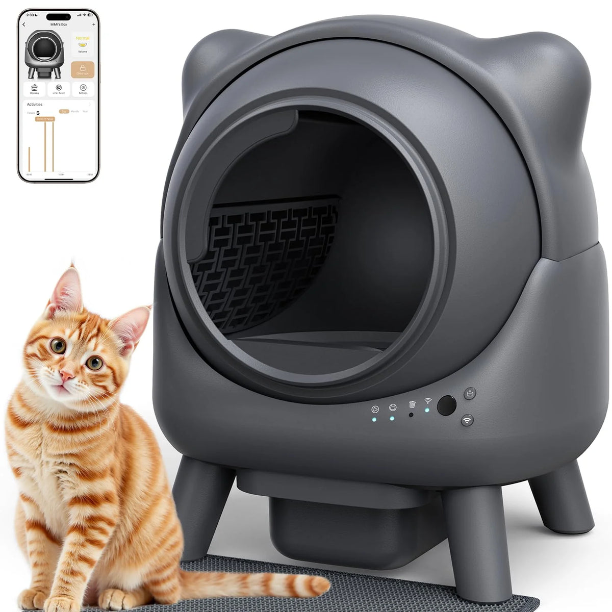 Self-Cleaning Litter Box